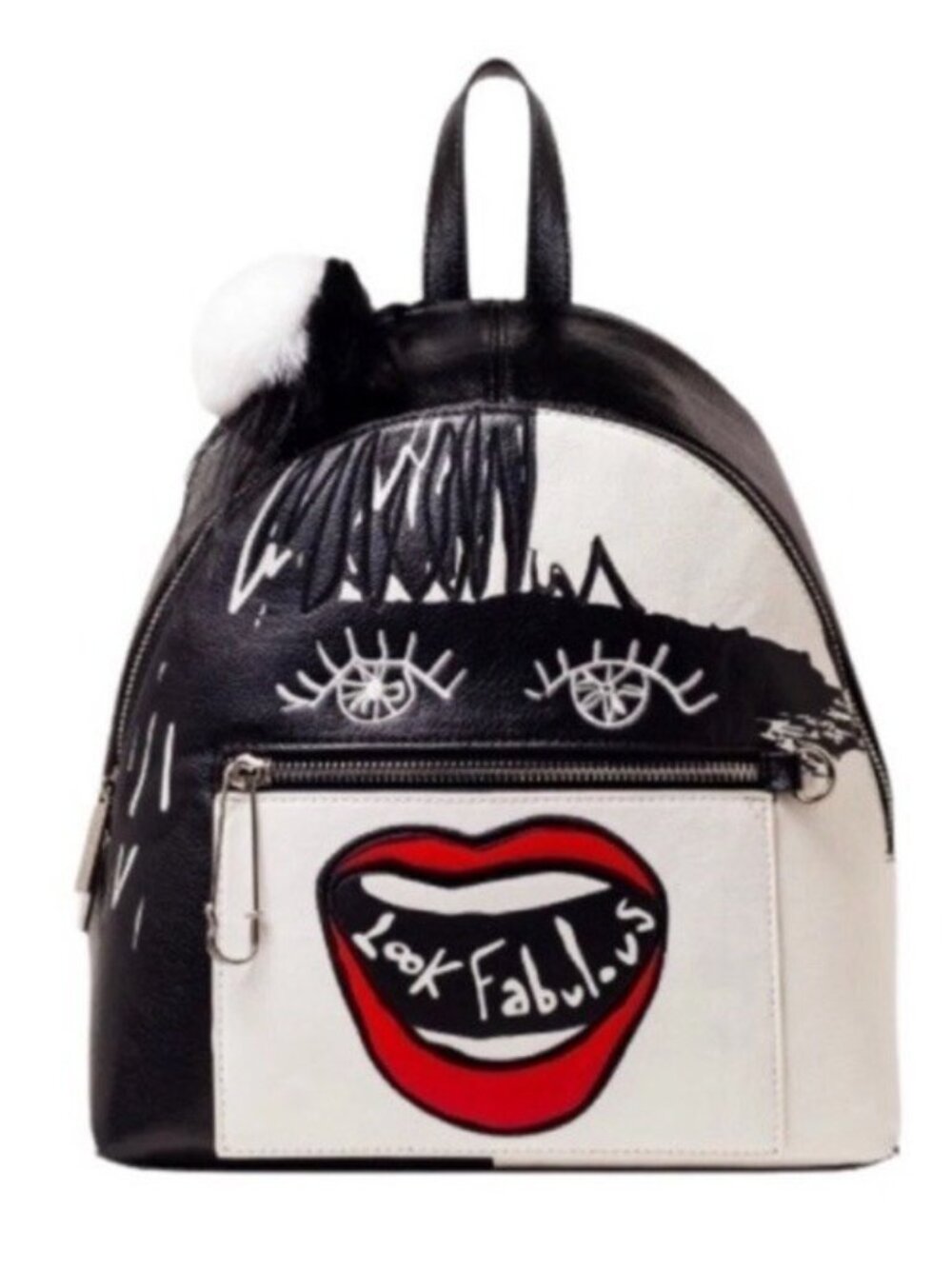 Disney Danielle Nicole Look Fabulous Cruella Deville Sketch Mini Backpack NWT